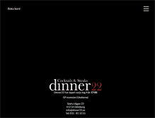 Tablet Screenshot of dinner22.se